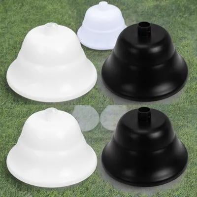 NICERIO 4 Sets Ceiling Light Holder Parts Iron Lamp Installation Bracket Round White for Office Lighting