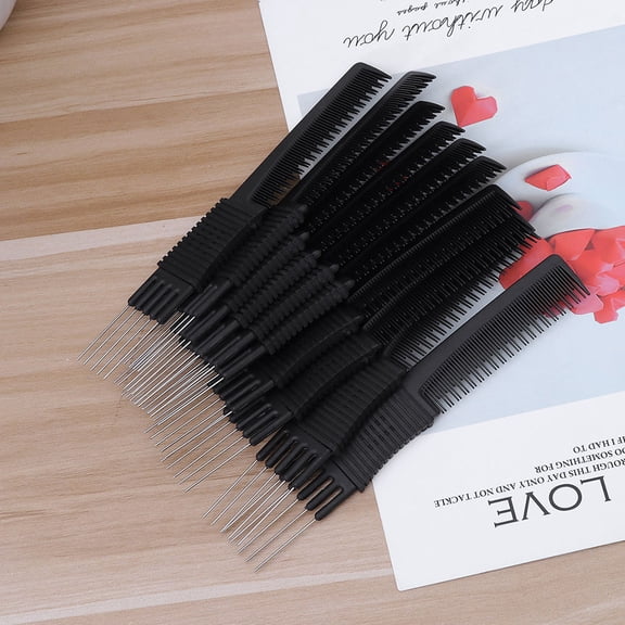 NICERIO 4Pcs Comb Metal Tail Combs for Daily Use Family Friends
