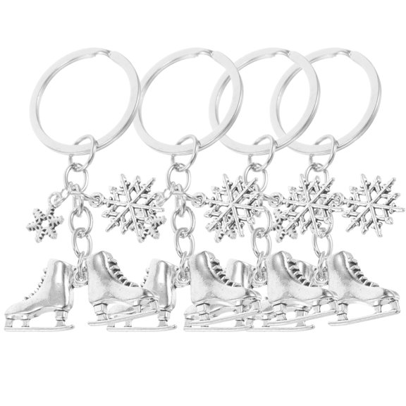 NICERIO 4pcs Sport Keychain Zinc Alloy Hanging Ornament Daily Use
