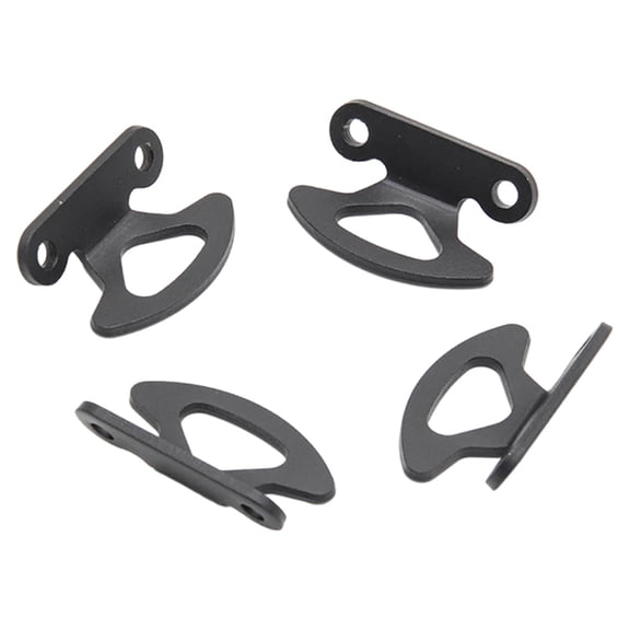NICERIO 4-Pack Heavy Duty Black Car Bed Hooks Tie Down Anchors for Truck Bed Accessories and Secure Cargo