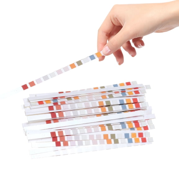 NICERIO 50Pcs PH Test Paper for Pool Water Quality Testing with 14-in-1 Effect Portable and Durable