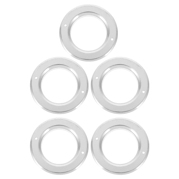 NICERIO 5Pcs Reusable Stainless Steel Protective Ring for Bird House Nesting Box