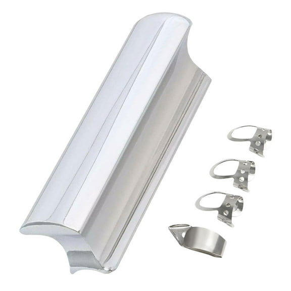 NICERIO 5Pcs Stainless Steel Guitar Tone Bars with Metal Picks for Clear Sound