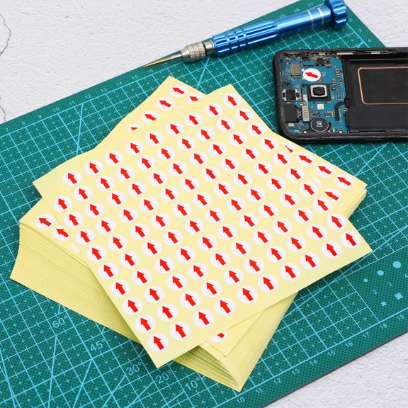 NICERIO 6400PCS Small Colored Dot Stickers Paper Marking Inspection Labels Office Use