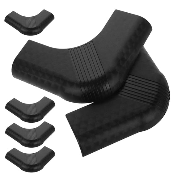 NICERIO 6Pcs Nylon Pool Table Corner Covers Black with Collision Protection and Easy Maintenance