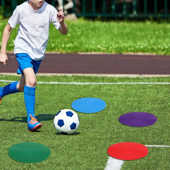 NICERIO 6Pcs Spot Markers Circular Floor Dots for Agility Training and Athletic Drills