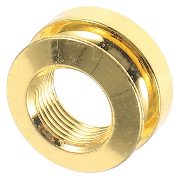 NICERIO Copper Guitar Endpin Button Cap with Smooth Rounded Design Golden Pickup Tail Pin