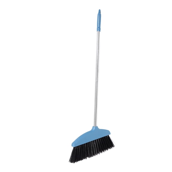 NICERIO Multi-Purpose Soft Bristle Broom with Stainless Steel Handle for Home Cleaning and Indoor Use