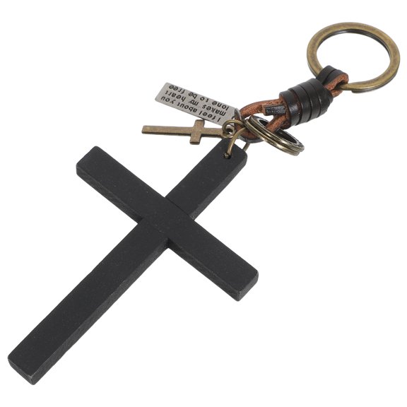 NICERIO Alasum Unique Keychains Women Black Key Accessory for Colleagues 1Pack