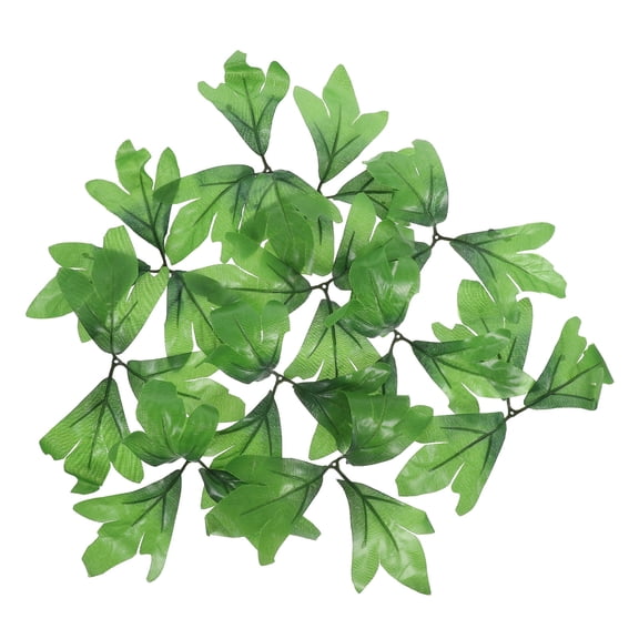 NICERIO Artificial Fake Leaf for DIY Crafts, No Color Fading, Ideal for Desk and Hotel, 10Pcs