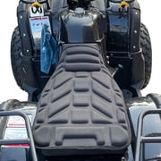 NICERIO ATV Seat Cushion Black Breathable Pad, Comfort with Easy Installation for Off-Road Vehicle Accessories