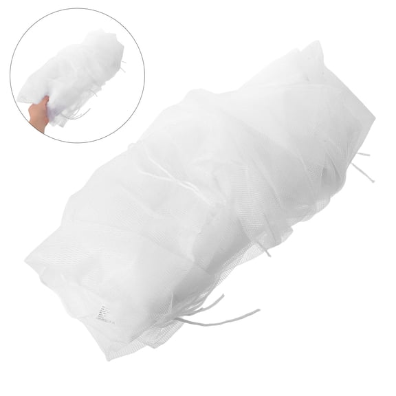 NICERIO White Balcony Clothes Protector Net, Breathable Laundry Guard for Outdoor Drying and Clothes Safety