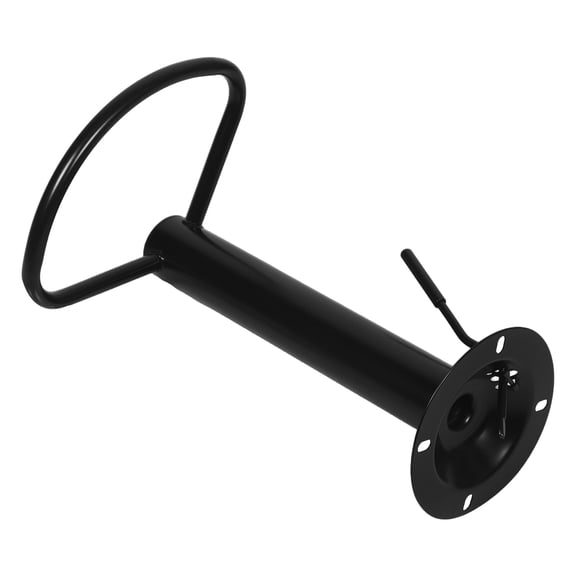NICERIO Bar Stool Base Replacement with Quiet Swivel and Footrest Support Compatible with Most Stools Black