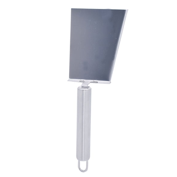 NICERIO Beekeeping Cleaning Shovel Stainless Steel Durable Honey Tool for Hive Maintenance Plated Silver