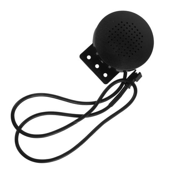 NICERIO Black Car Horn Replacement Speaker with 2 Pin Plug for Auto Audio System