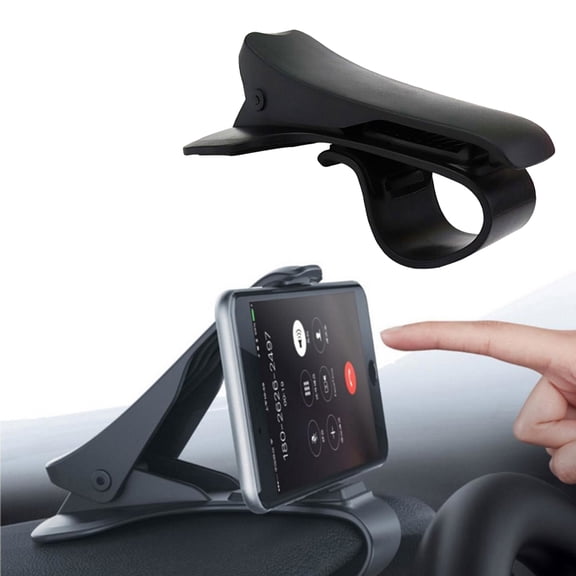 NICERIO Car Phone Holder Dashboard Mount Clip Stable Black Car Phone Stand Bracket