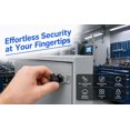 NICERIO Black T-handle Cam Lock for Machine Cabinet and Electric Box ...
