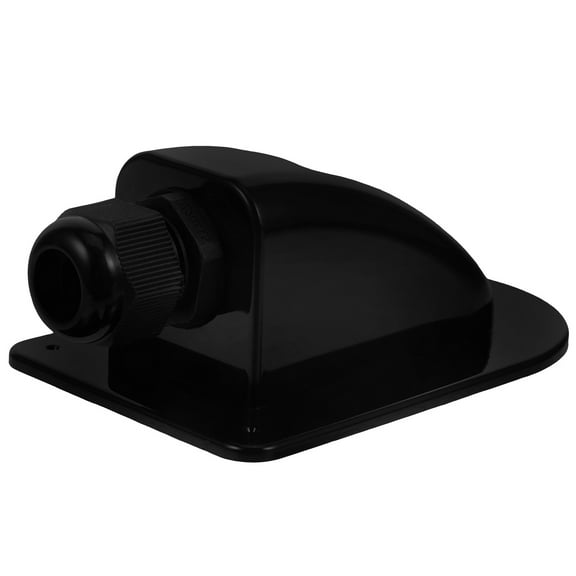 NICERIO Solar Wire Seal Cover Abs Black For Rvs 1Set