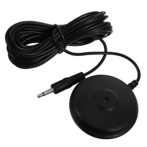 NICERIO Compact Black Table Microphone for Precise Audio Calibration and Professional Sound Measurement