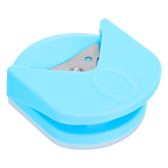 NICERIO Sky-Blue Plastic Paper Corner Rounder for Home, Debris Collector, Smooth Edges, Nicerio
