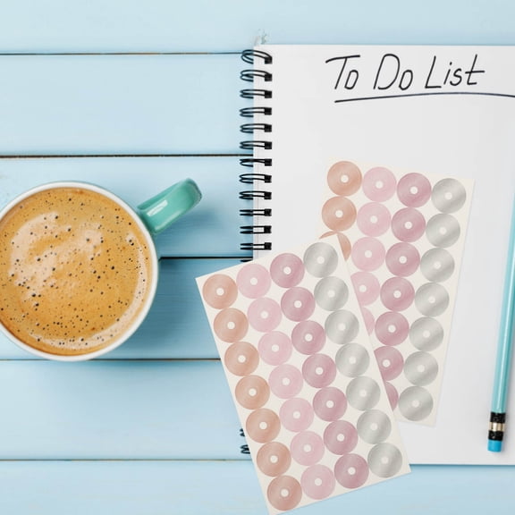 NICERIO Decorative Hole Reinforcement Labels for Daily Use on Loose Leaf Paper and Binders