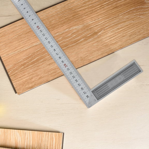 NICERIO Heavy-Duty Steel Measuring Ruler for Carpentry and Woodworking, Precision Layout Tool, 1 Piece