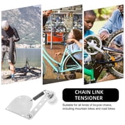 NICERIO Plated Silver Chain Tensioner Roller for Motorized Bicycle Compatible with 49Cc 66Cc 80Cc Engines
