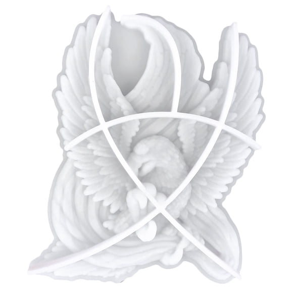 NICERIO Flexible Eagle Mold Casting Ornament Wall Decor Artistic Design 1Pcs