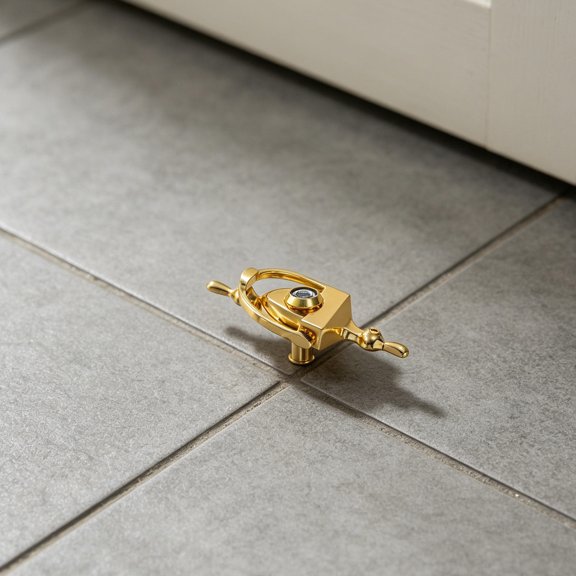 NICERIO Front Door Knocker Ring Pull with Concealed Installation and Wide Angle Peephole Viewer