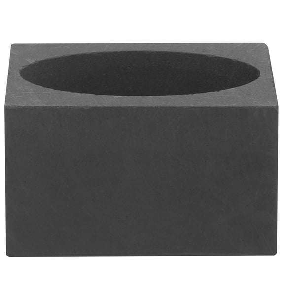NICERIO Black Graphite Mold for Casting Metal Ingot Shape Mold for Melting and Smelting