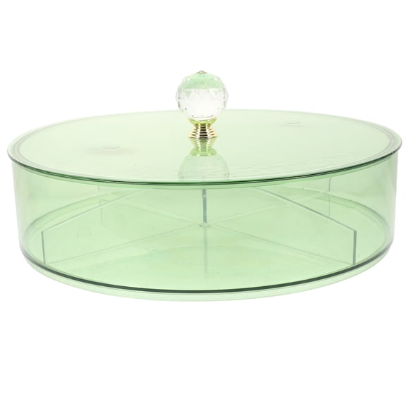 NICERIO Green Plastic Tip Out Tray for Storage Desserts Candy Cookies Cupcakes Serving 10.5 Inch