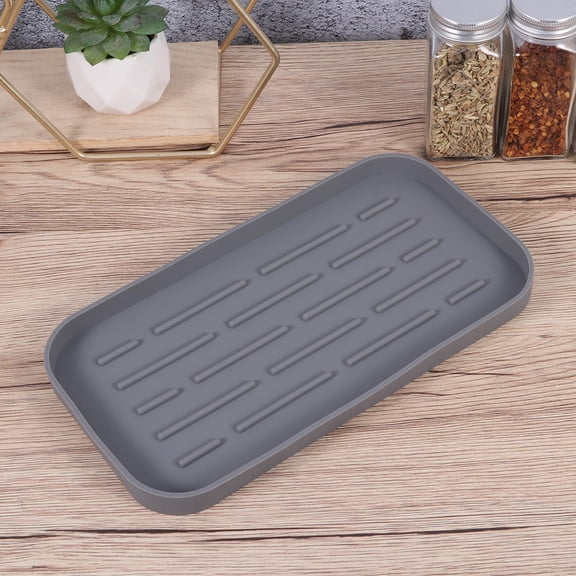 NICERIO Grey Draining Tray for Kitchen Use with Practical Rust Resistant Material