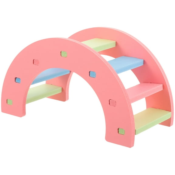 NICERIO Small Pet Plastic Ladder Bridge for Hamster Gerbil and Chinchilla Cage Accessories