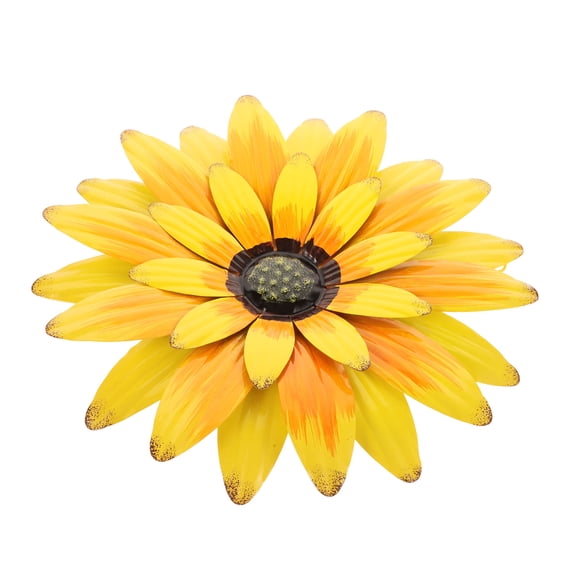 NICERIO Handmade 3D Metal Sunflower Wall Art for Home Decorations and Wall Hanging