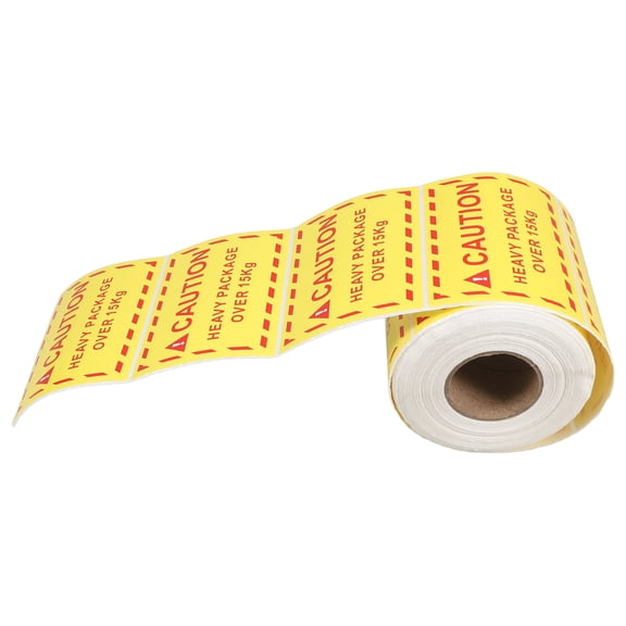 NICERIO Heavy Duty Caution Heavy Labels with Strong Adhesion for Warehouse Shipping and Packing