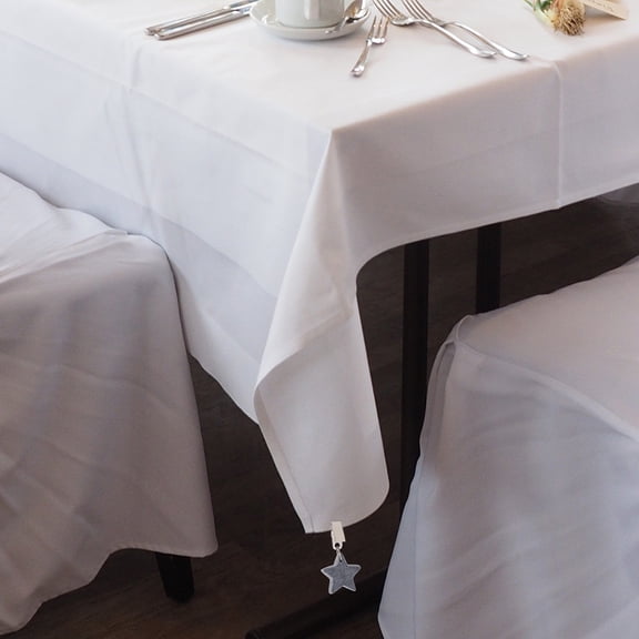 NICERIO Heavy Duty Tablecloth Weights with Clip on Design Wind Resistant for Outdoor Use and Dining Tables