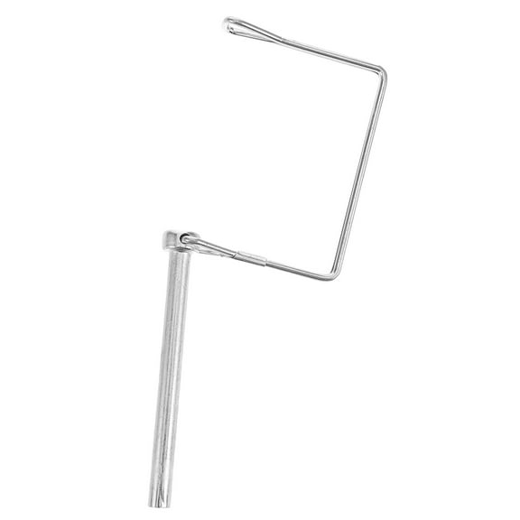 NICERIO Hitch Pin Heavy Duty Wire Lock Safety Lock Silver Iron Quick Release For Trailer Couplers 1 Set