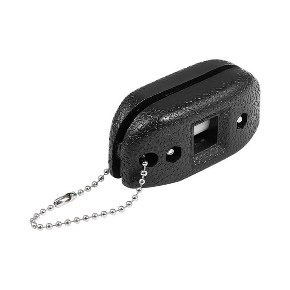 NICERIO Portable Ice Skate Conditioner Black with Adjustable Screw and Keychain for Hockey Shoes