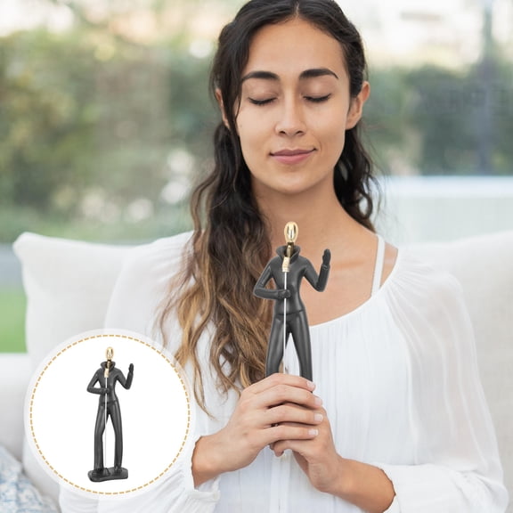 NICERIO Instruments Figurine Model Artistic Atmosphere Music Decor 1Set