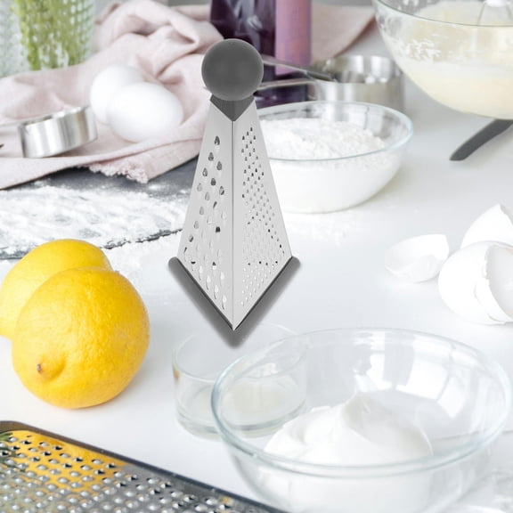 NICERIO Kitchen Cheese Grater Box Stainless Steel for Shredding Slicing and Grating