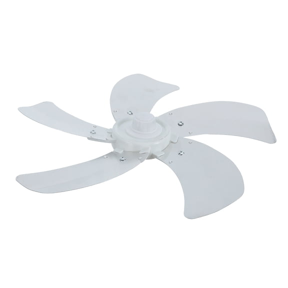 NICERIO Luxshiny Plated Silver Aluminum Fan Replacement Blades for Household Standing and Table Fans with Easy Installation