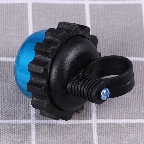 NICERIO Mountain Bike Bell Blue Aluminium Alloy with Solid Brass Dome and Lightweight Design