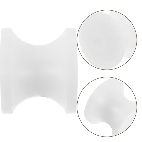 NICERIO Nautical Anchor Guide Roller White Nylon Bow Roller for Fast Anchor Deployment