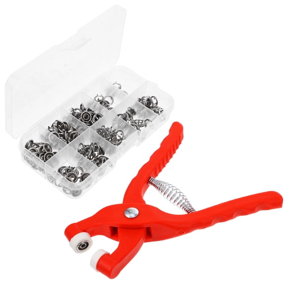 NICERIO Stainless Steel Snap Button Tool Kit for Quick Clothing Repairs
