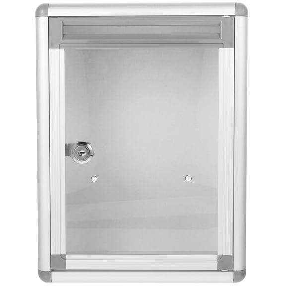 NICERIO Office Complaint Box Wall Letter Storage Container Aluminum Alloy Post Box