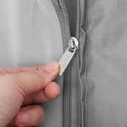 NICERIO Dark Grey Oxford Fabric Clothing Rack Cover, Moisture Resistant Wardrobe Protector for Clothes Storage