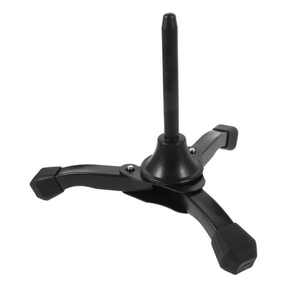 NICERIO Portable Foldable Clarinet Stand Black Wind Instrument Holder Compatible for Flute and Oboe