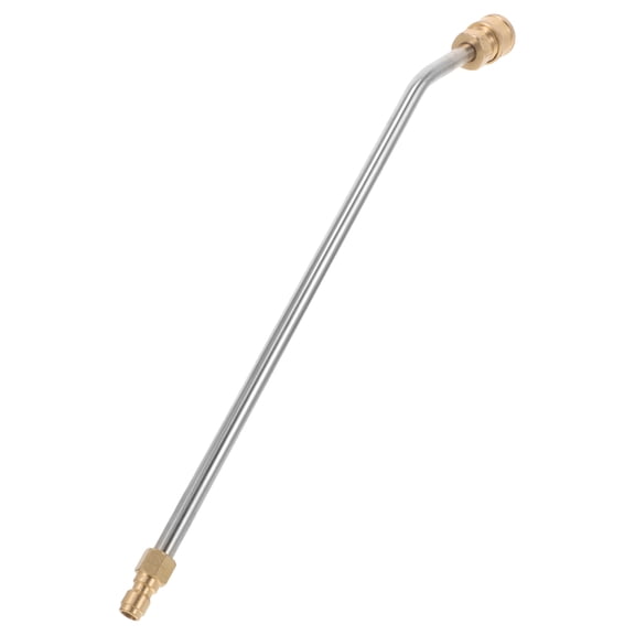 NICERIO Pressure Washer Accessory Curved Extension Bar Silver for Automobile Owners 1Set 35Cm