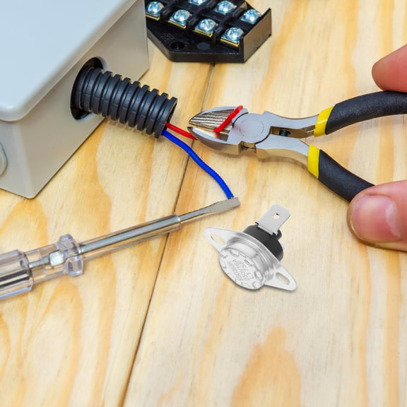 NICERIO Quick Install Snap Switch for Pellet Stoves Furnace Limit Switch with Overload Prevention
