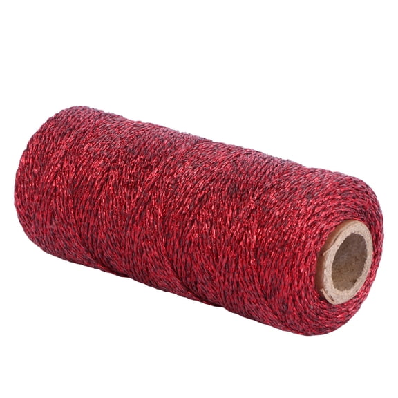 NICERIO Red Cotton Rope Suitable for Wedding Decor and Crafting Bows Or Floral Arrangements